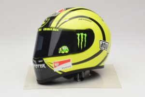 AGV Bukósisak V. Rossi MotoGP Valencia Test 2009 Minichamps 1:2 327100066 Diecast