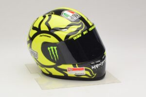 AGV Bukósisak V. Rossi MotoGP Valencia Test 2009 Minichamps 1:2 327100066 Diecast – 5. kép a 7-ből