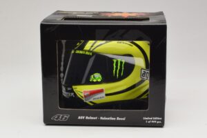 AGV Bukósisak V. Rossi MotoGP Valencia Test 2009 Minichamps 1:2 327100066 Diecast – 7. kép a 7-ből