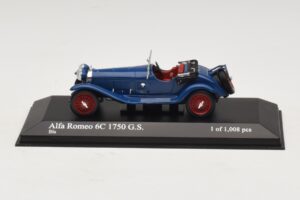 Alfa Romeo 6C 1750 G.S. Kék Minichamps 1:43 400120431 Fém