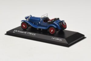 Alfa Romeo 6C 1750 G.S. Kék Minichamps 1:43 400120431 Fém – 3. kép a 5-ből