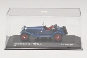 Alfa Romeo 6C 1750 G.S. Kék Minichamps 1:43 400120431 Fém – 4. kép a 5-ből