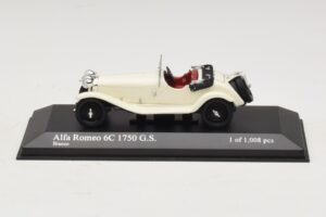 Alfa Romeo 6C 1750 G.S. Fehér Minichamps 1:43 400120430 Fém