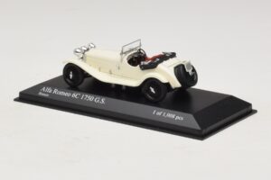 Alfa Romeo 6C 1750 G.S. Fehér Minichamps 1:43 400120430 Fém – 3. kép a 5-ből