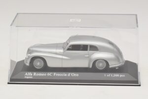 Alfa Romeo 6C 2500 Freccia d'Oro Ezüst Minichamps 1:43 400120480 Fém – 4. kép a 5-ből
