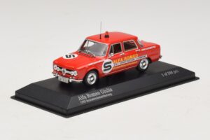 Alfa Romeo Giulia ONS Rennstreckensicherung 1973 Minichamps 1:43 400120994 Fém – 2. kép a 5-ből