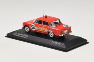 Alfa Romeo Giulia ONS Rennstreckensicherung 1973 Minichamps 1:43 400120994 Fém – 3. kép a 5-ből