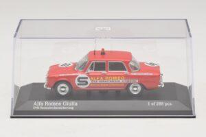 Alfa Romeo Giulia ONS Rennstreckensicherung 1973 Minichamps 1:43 400120994 Fém – 4. kép a 5-ből