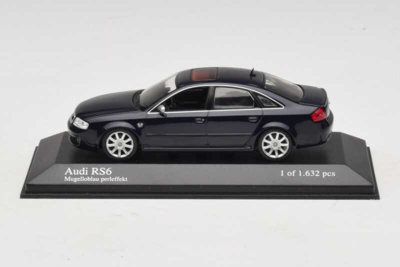 Audi RS6 C5 Kék Metál Minichamps 1:43 Audi RS6 C5 Kék Metál Minichamps 1:43 400011702 Diecast
