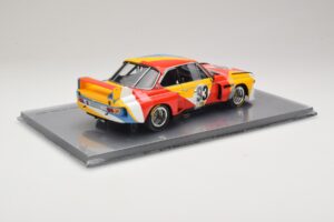 BMW 3.0 CSL Art Car Alexander Calder #51 H. Poulain / S. Posey / J. Guichet 24 Hours of Le Mans 1975 Minichamps 1:18 80430150 – 2. kép a 7-ből