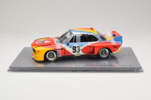 BMW 3.0 CSL Art Car Alexander Calder #51 H. Poulain / S. Posey / J. Guichet 24 Hours of Le Mans 1975 Minichamps 1:18 80430150 – 3. kép a 7-ből