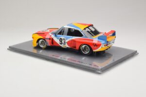 BMW 3.0 CSL Art Car Alexander Calder #51 H. Poulain / S. Posey / J. Guichet 24 Hours of Le Mans 1975 Minichamps 1:18 80430150 – 5. kép a 7-ből