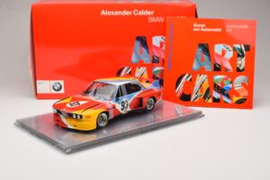 BMW 3.0 CSL Art Car Alexander Calder #51 H. Poulain / S. Posey / J. Guichet 24 Hours of Le Mans 1975 Minichamps 1:18 80430150 – 7. kép a 7-ből