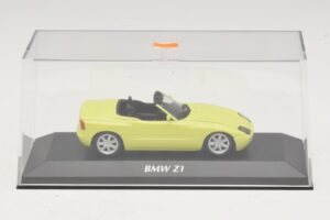 BMW Z1 E30 Sárga Maxichamps 1:43 940020100 Fém – 4. kép a 5-ből
