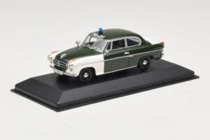 Borgward Isabella Polizei Frankfurt Minichamps 1:43 400096090 Fém – 2. kép a 5-ből