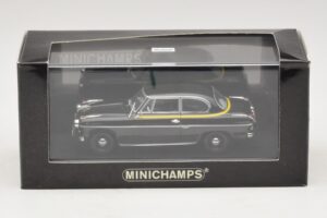 Borgward Isabella Taxi Fekete Minichamps 1:43 400096095 Fém – 5. kép a 5-ből