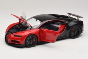 Bugatti Chiron Sport Italian Red & Carbon AUTOart 1:18 70996 Kompozit – 2. kép a 8-ből