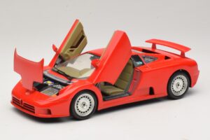 Bugatti EB110 Piros Bburago 1:18 3055-P1 Fém – 2. kép a 8-ből