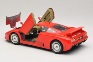 Bugatti EB110 Piros Bburago 1:18 3055-P1 Fém – 5. kép a 8-ből