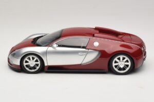 Bugatti Veyron Centenaire Edition Chrome Red Minichamps 1:18 100110851 Fém – 4. kép a 8-ből
