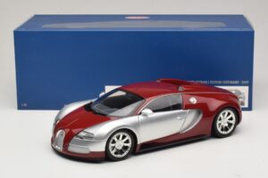 Bugatti Veyron Centenaire Edition Chrome Red Minichamps 1:18 100110851 Fém – 8. kép a 8-ből
