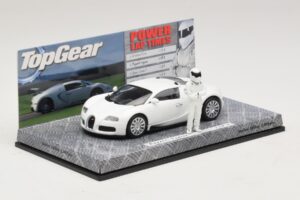 Bugatti Veyron Fehér Top Gear Kiadás Minichamps 1:43 519431100 Fém – 2. kép a 5-ből