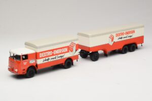 Bussing LU 11/16 Dobozos Utánfutó Dextro Energen Minichamps 1:43 499073940 Fém