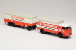 Bussing LU 11/16 Dobozos Utánfutó Dextro Energen Minichamps 1:43 499073940 Fém – 4. kép a 6-ből