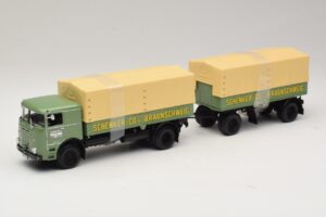 Bussing LU 11/16 Platós Utánfutó Schenker Minichamps 1:43 499073924 Fém