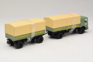 Bussing LU 11/16 Platós Utánfutó Schenker Minichamps 1:43 499073924 Fém – 2. kép a 6-ből