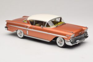 Chevrolet Bel Air Impala Coupe Rézszínű & Krémszínű KK-Scale 1:18 KKDC181591 Fém – 4. kép a 6-ből