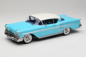 Chevrolet Bel Air Impala Coupe Türkiz & Krémszínű KK-Scale 1:18 KKDC181593 Fém