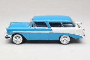 Chevrolet Bel Air Nomad Türkiz & Fehér KK-Scale 1:18 KKDC181292 Fém – 3. kép a 6-ből