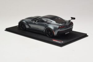 Chevrolet Corvette C7 ZR-1 Shadow Grey Metallic TopSpeed 1:18 TS0148 Gyanta – 5. kép a 6-ből