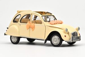 Citroen 2CV Wedding Gift Bézs Norev 1:18 181475 Fém