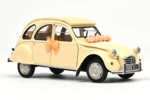 Citroen 2CV Wedding Gift Bézs Norev 1:18 181475 Fém – 2. kép a 3-ből