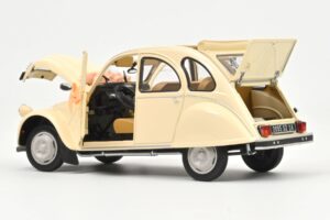 Citroen 2CV Wedding Gift Bézs Norev 1:18 181475 Fém – 3. kép a 3-ből