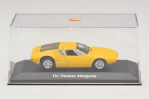 De Tomaso Mangusta Sárga Maxichamps 1:43 940127120 Diecast – 4. kép a 5-ből
