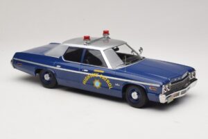 Dodge Monaco Nevada Highway Patrol Kék & Ezüst KK-Scale 1:18 KKDC181155 Fém – 4. kép a 6-ből
