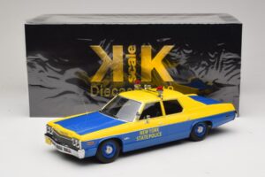 Dodge Monaco New York State Police Sárga & Kék KK-Scale 1:18 KKDC181156 Fém – 6. kép a 6-ből