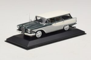 Edsel Bermuda Kombi Sötétzöld Fehér Minichamps 1:43 400082013 Fém – 2. kép a 5-ből