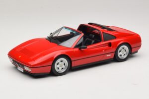 Ferrari 328 GTS Piros Fekete Belsővel KK-Scale 1:18 KKDC180551 Fém