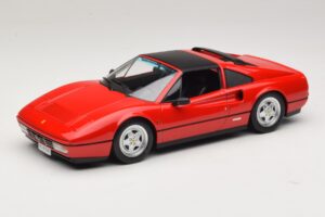 Ferrari 328 GTS Piros Fekete Belsővel KK-Scale 1:18 KKDC180551 Fém – 2. kép a 7-ből