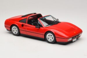 Ferrari 328 GTS Piros Fekete Belsővel KK-Scale 1:18 KKDC180551 Fém – 5. kép a 7-ből