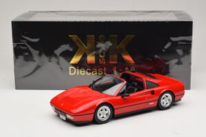 Ferrari 328 GTS Piros Fekete Belsővel KK-Scale 1:18 KKDC180551 Fém – 7. kép a 7-ből