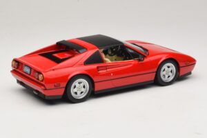 Ferrari 328 GTS US Változat Piros Beverly Hills Cop II Bézs Belsővel KK-Scale 1:18 KKDC181701 Fém – 3. kép a 7-ből