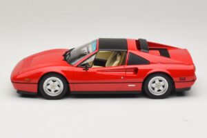 Ferrari 328 GTS US Változat Piros Beverly Hills Cop II Bézs Belsővel KK-Scale 1:18 KKDC181701 Fém – 4. kép a 7-ből