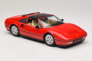 Ferrari 328 GTS US Változat Piros Beverly Hills Cop II Bézs Belsővel KK-Scale 1:18 KKDC181701 Fém – 5. kép a 7-ből