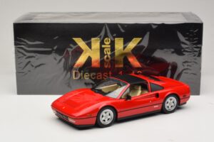Ferrari 328 GTS US Változat Piros Beverly Hills Cop II Bézs Belsővel KK-Scale 1:18 KKDC181701 Fém – 7. kép a 7-ből