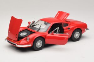 Ferrari Dino 246 Piros Majorette 1:18 5271 Fém – 2. kép a 8-ből